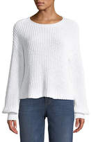 Thumbnail for your product : Eileen Fisher Petite Organic Cotton Round-Neck Sweater