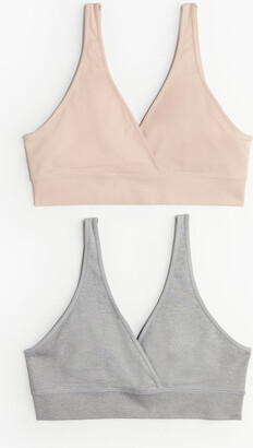 H&M 2-pack Seamless Bra Tops - ShopStyle