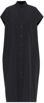 Thumbnail for your product : Balenciaga Striped cotton-poplin shirt dress