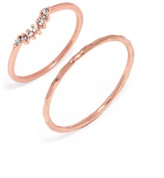 Thumbnail for your product : BaubleBar Rose Crown Ring Set