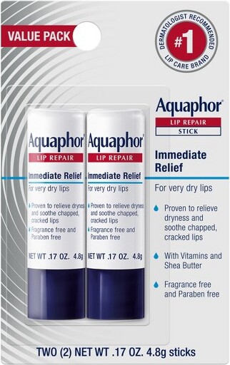 Aquaphor AquaphorLipBalmRepairStickforChappedLips-2pk/.34oz