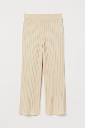 H&M Rib-knit trousers