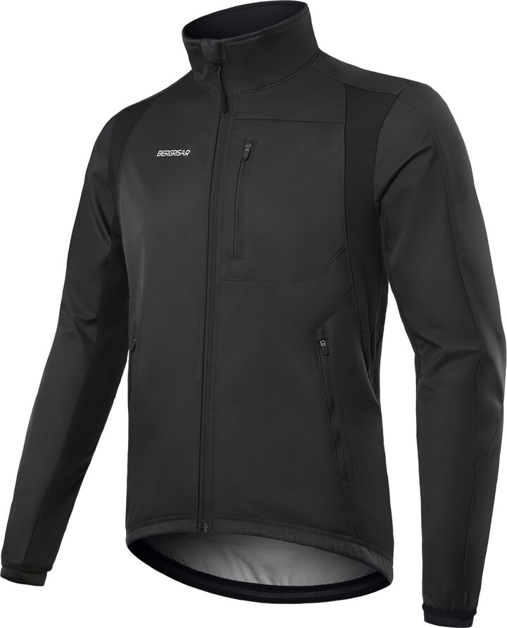 BERGRISAR Cycling Jacket for Men Winter WaterResistant Thermal Bike