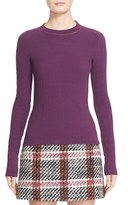 Thumbnail for your product : Carven Women's Textured Long Sleeve Tee