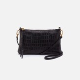 Thumbnail for your product : Hobo Darcy Crossbody in Croco Embossed Leather - Black