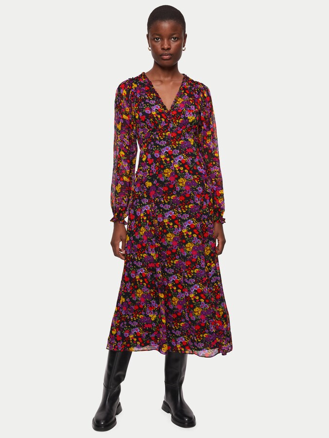JigsawJigsaw Wild Meadow Midi Dress ShopStyle