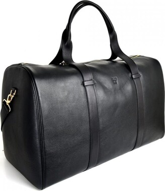 Toile Iconographe Duffle Bag With Leather Detailing for Man in Beige/black