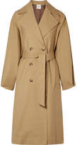 Thumbnail for your product : Sea Kamille Checked Woven And Stretch-cotton Poplin Trench Coat