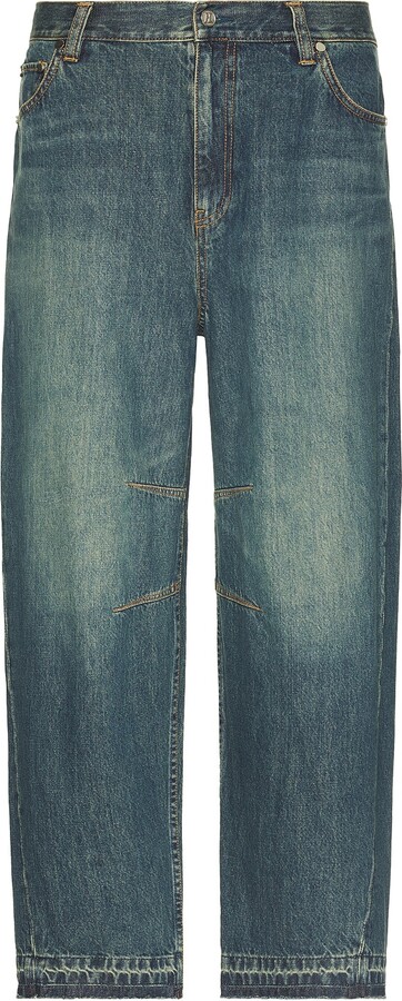 Helmut Lang Cocoon Jean in Blue
