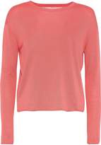 Thumbnail for your product : RED Valentino Point D'esprit-paneled Cashmere And Silk-blend Top