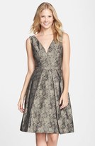 Thumbnail for your product : Vera Wang Jacquard Fit & Flare Dress