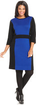 Thumbnail for your product : Amy Byer Plus Size Colorblock Sweater Dress