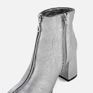 Rebecca Minkoff Women's Stefania Heeled Ankle Boots - Rock Grey