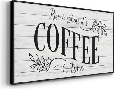 Lark Manor Coffee Time- Framed Gallery Wrapped Canvas -Ready to Hang