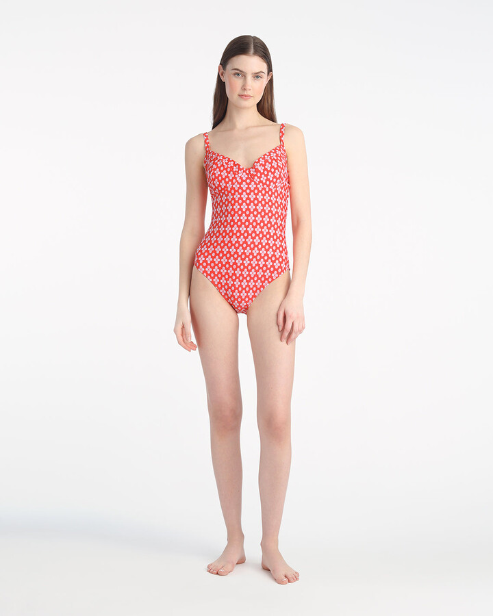 Draper James Red Geo One Piece