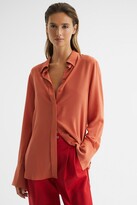 Thumbnail for your product : Reiss Matte Silk Tunic Shirt