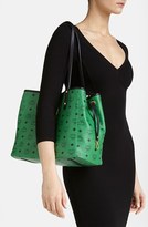 Thumbnail for your product : MCM 'Medium' Reversible Coated Canvas Shopper
