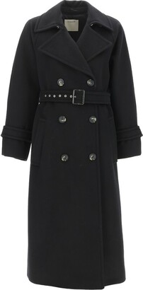 Sportmax Paraggi Double-Breasted Belted Coat