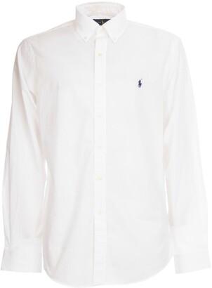 Polo Ralph Lauren Logo Embroidered Slim-Fit Shirt