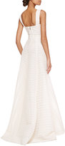 Thumbnail for your product : Elie Saab Sleeveless High-Neck Gown, Jasmine White