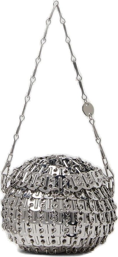 Nano 1969 handbag Paco Rabanne Silver in Metal - 34143121