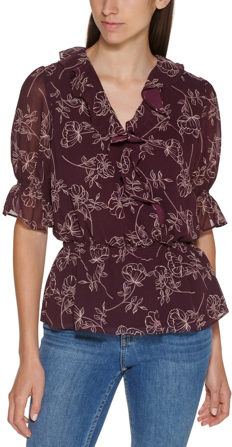 Aubergine Blouse | Shop the world's largest collection of fashion |  ShopStyle