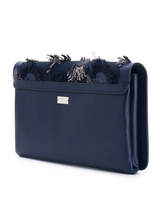 Thumbnail for your product : Casadei peacock clutch bag