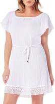 Thumbnail for your product : Michael Stars Lace Trim Double Gauze Dress