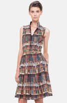 Thumbnail for your product : Akris Sleeveless Print Cotton Fit & Flare Dress