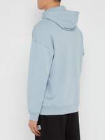 Thumbnail for your product : Givenchy Logo-print Cotton Hooded Sweatshirt - Mens - Light Blue