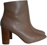 Thumbnail for your product : ZARA Ecru Leather Heels
