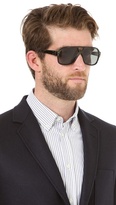 Thumbnail for your product : Lanvin SLN507 Oversized Aviator Sunglasses