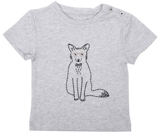 Emile et Ida Sale - Nino Embroidered Fox T-Shirt