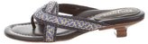 Thumbnail for your product : Eric Javits Woven Leather Sandals