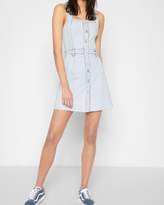 Thumbnail for your product : 7 For All Mankind Button Front Dress in Desert Sun Bleached