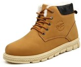 Thumbnail for your product : WHENOW Men's Warm Lace-Up Ankle Snow Boots Winter Casual Boot US 5.5