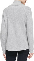 Thumbnail for your product : French Connection Honeycomb-Knit Mock Turtleneck Sweater, Light Gray