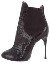 Thumbnail for your product : Alaia Python Ankle Boots