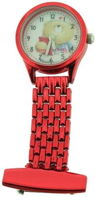 Forever Friends Women's Quartz Watch with Multicolour Dial Analogue Display and Red Strap FFR75/A