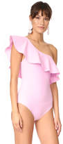 Thumbnail for your product : Karla Colletto Jay One Shoulder One Piece