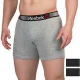 Thumbnail for your product : Reebok Cotton Boxer Briefs - 3-Pack (For Men)