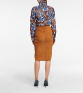 Thumbnail for your product : STOULS Carmen suede pencil skirt