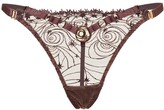 Thumbnail for your product : Bordelle Selene Strap Lace Thong