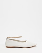 Thumbnail for your product : Senso Women's White Ballet Flats - Aubree II - Size One Size, 38 at The Iconic