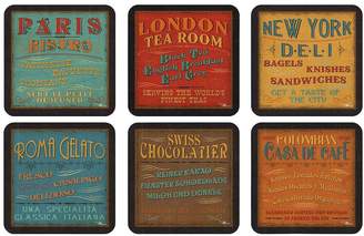 Pimpernel Lunchtime Coasters Set Of 6