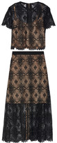 Thumbnail for your product : Catherine Deane Giovanna layered guipure lace maxi dress