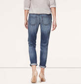 Thumbnail for your product : LOFT Petite Boyfriend Jeans in Vast Blue Wash