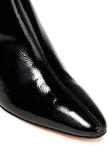 Thumbnail for your product : Vince Lanica Crinkled Patent-leather Ankle Boots