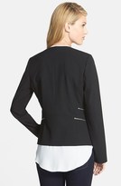 Thumbnail for your product : Vince Camuto Collarless Double Zip Pocket Jacket