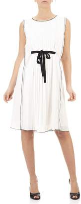 Seventy Georgette White Dress